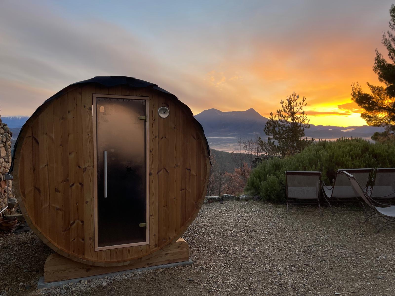 Le Vieil Aiglun - Sauna (© Charles SPETH)