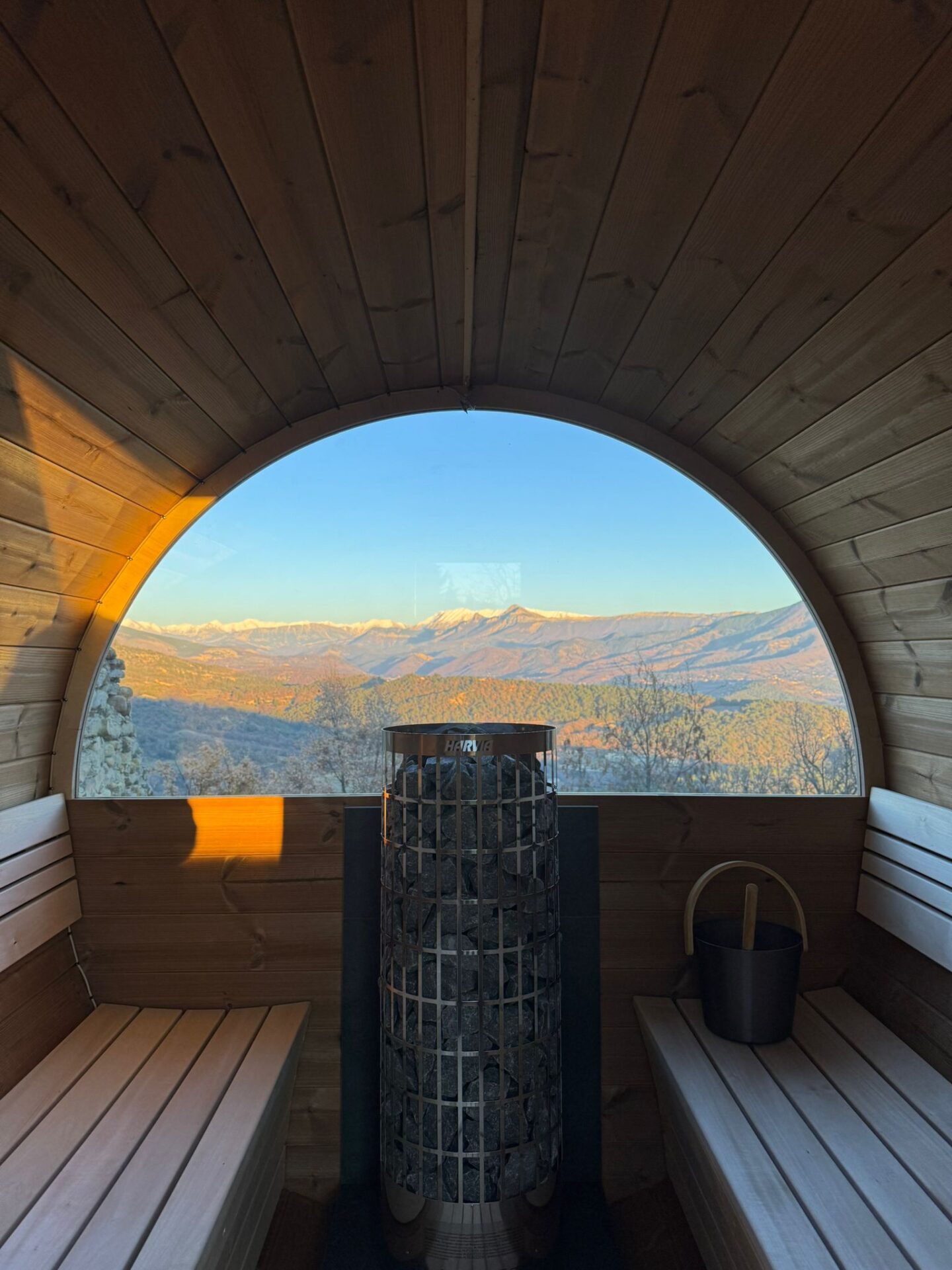 Le Vieil Aiglun - Sauna (© Charles SPETH)