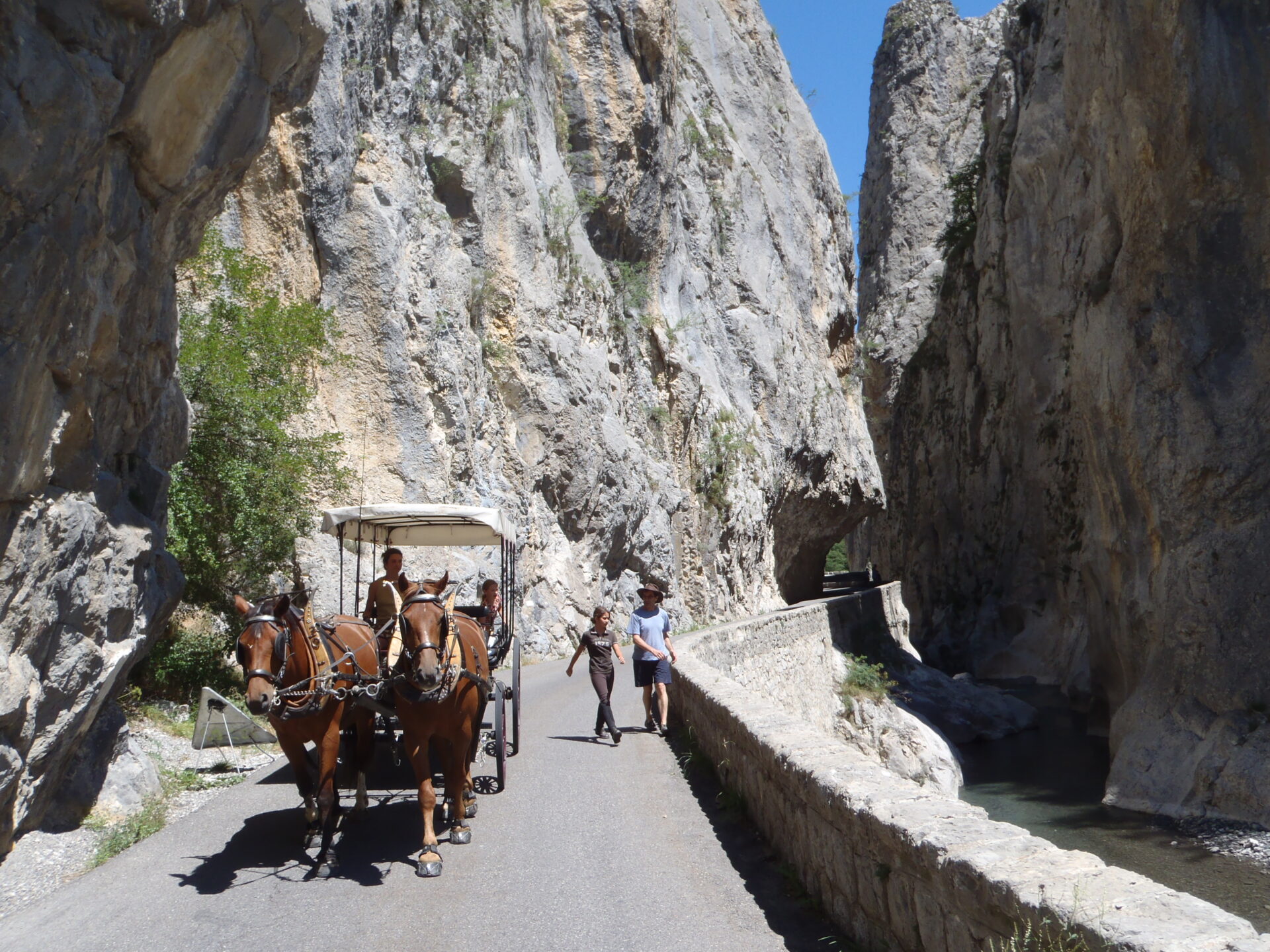 Balade en calèche dans les Clues de Barles - Balade en calèche dans les Clues de Barles (© Les Chevaux de Roquépine)