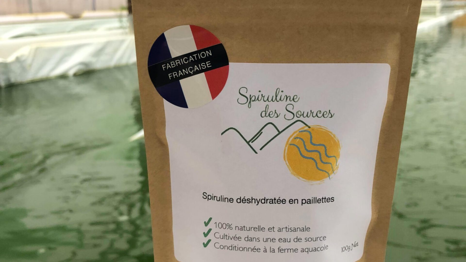 Sachet Spiruline des Sources - Spiruline des Sources (© Copyright Spiruline des Sources)
