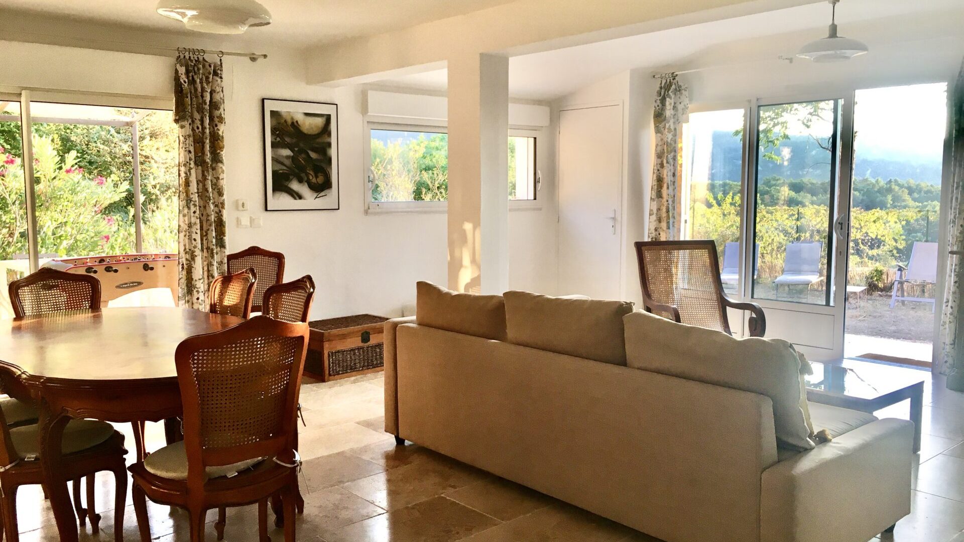 Gîte T5 Villa Flora - Salon (© Nathalie Le Royer)