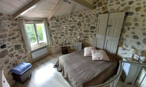 Hébergement Insolite Le Pigeonnier Hébergement Insolite Le Pigeonnier - Chambre (© SARL Les robines vert-bleu)