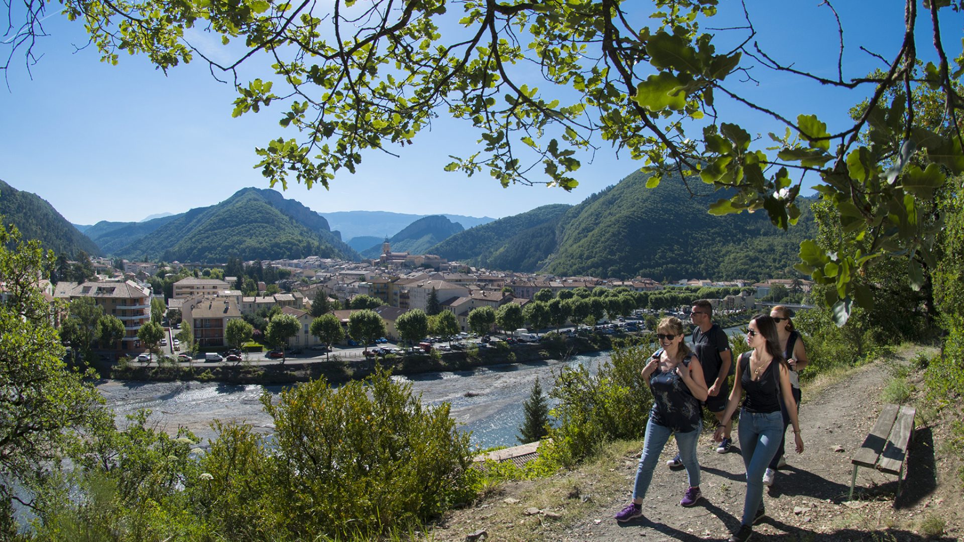 Sentier de Caguernard N°4 Digne-les-Bains - Sentier de Caguernard (© OT DLB)