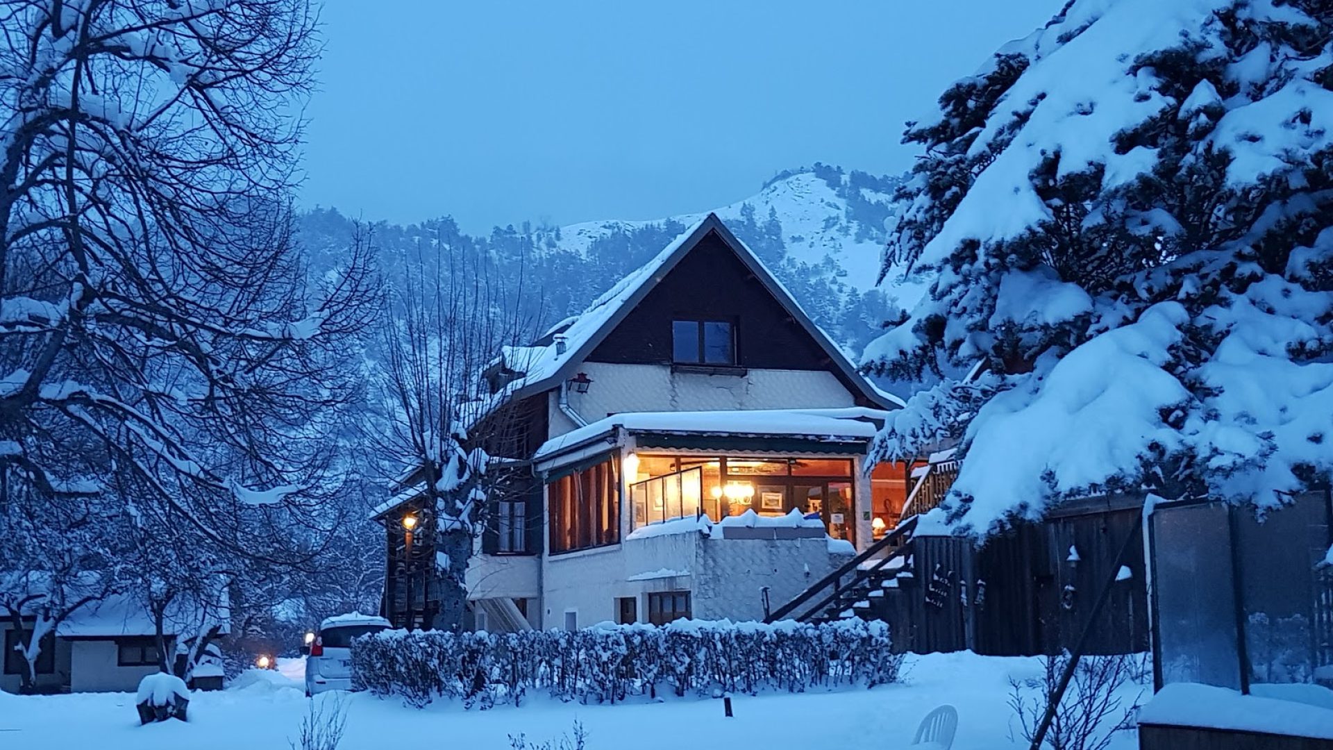 Hôtel Le Vieux Tilleul - en Hiver (© pascale giordano)