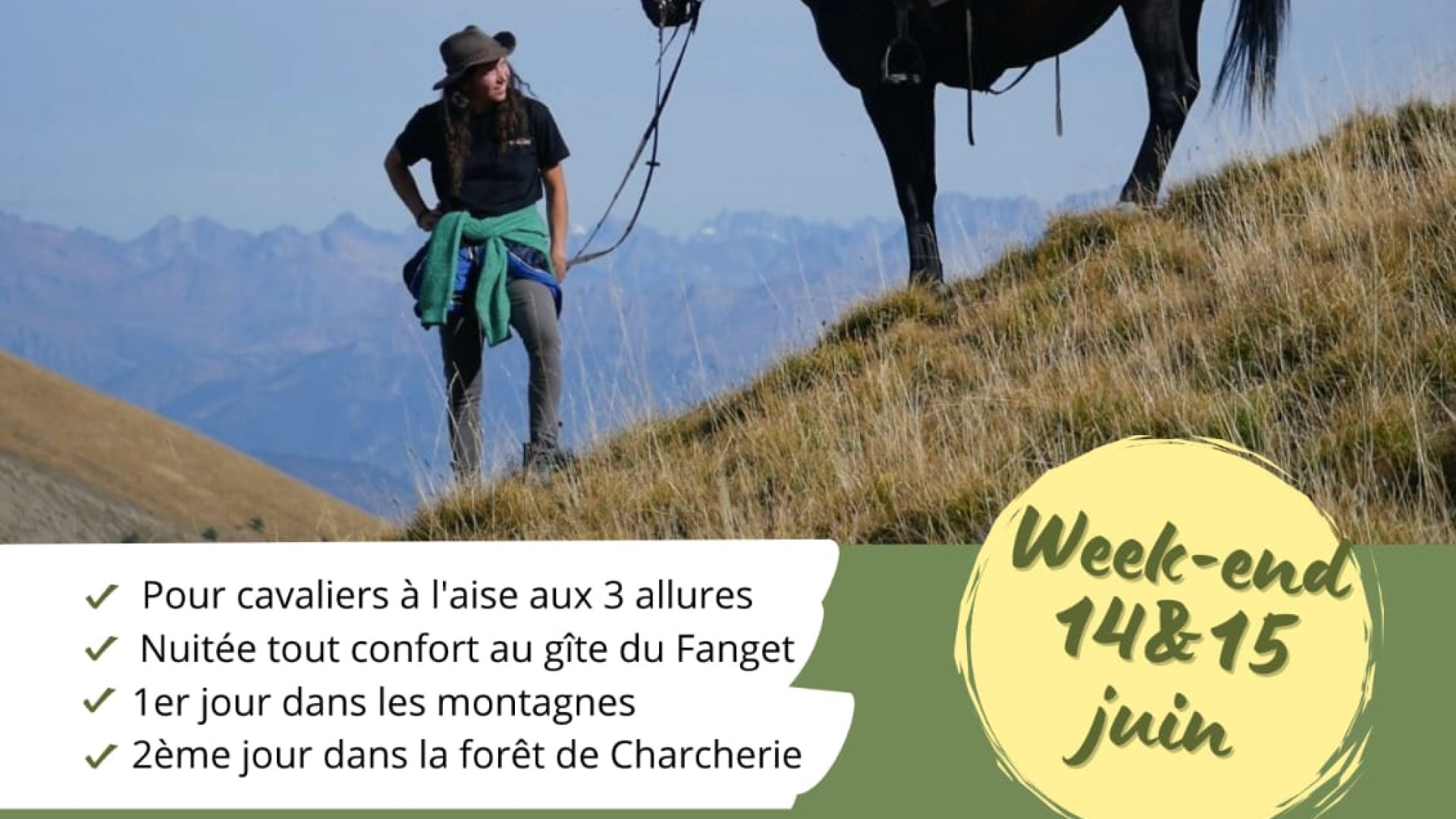 Randonnée équestre dans les Monges_Barles - Randonnée itinérante dans les Monges (© Les Chevaux de Roquépine)