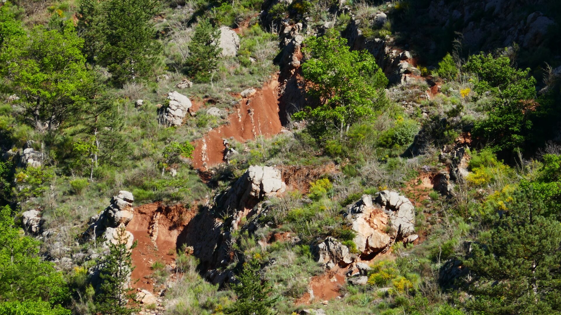 Unesco géoparc de Haute-Provence - Vallée du Bès (© M.Caron)