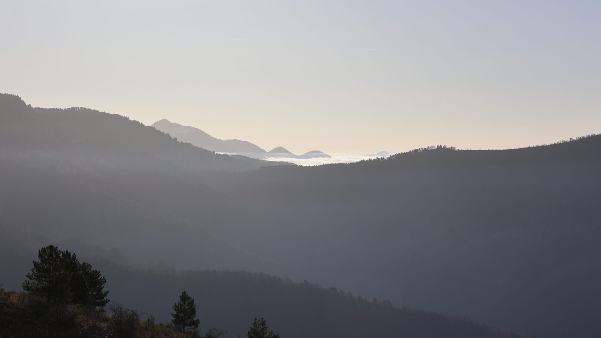 Vue sur la crête de Vaumuse au petit matin (© Jean-Louis DUMONTIER)