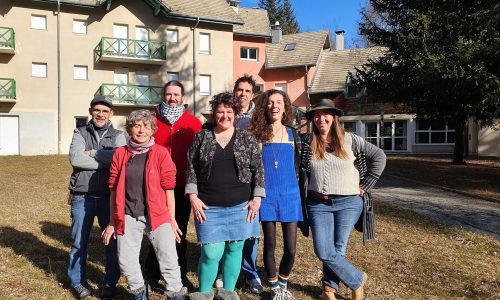 Photo de l'équipe fontaine de l'ours (© CMR Fontaine de l'Ours)